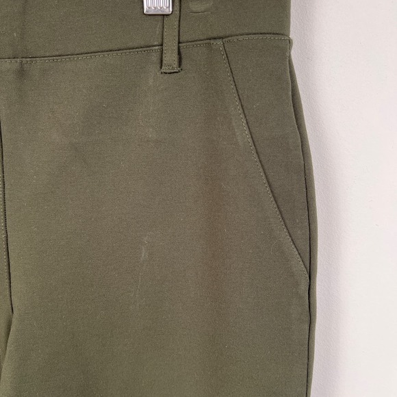Quince Women's Wide Leg Pants - Olive - Picture 8 of 11